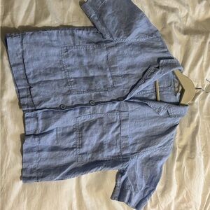 Everlane Blue Linen Shirt